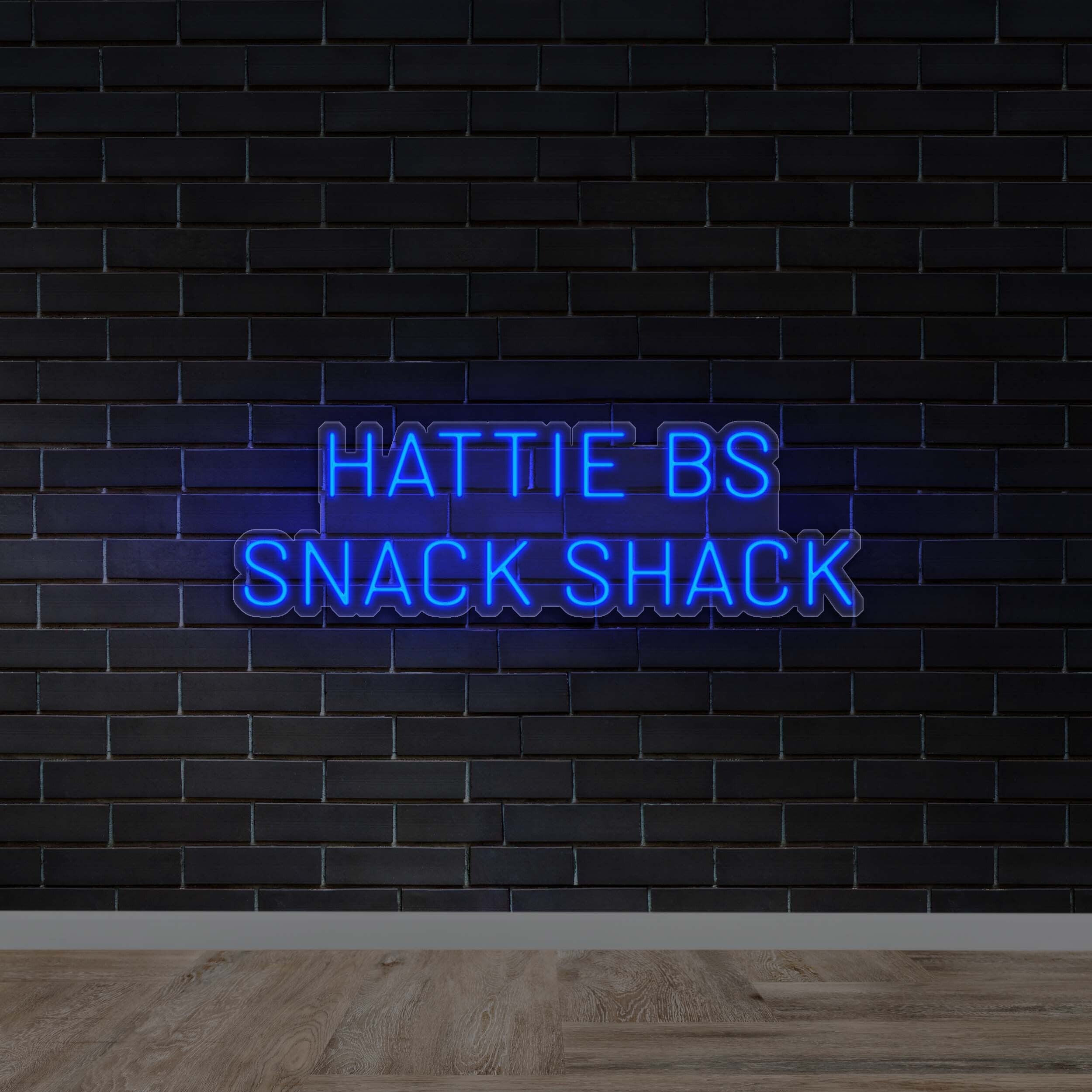 HATTIE BS SNACK SHACK - Premium Neon Artwork