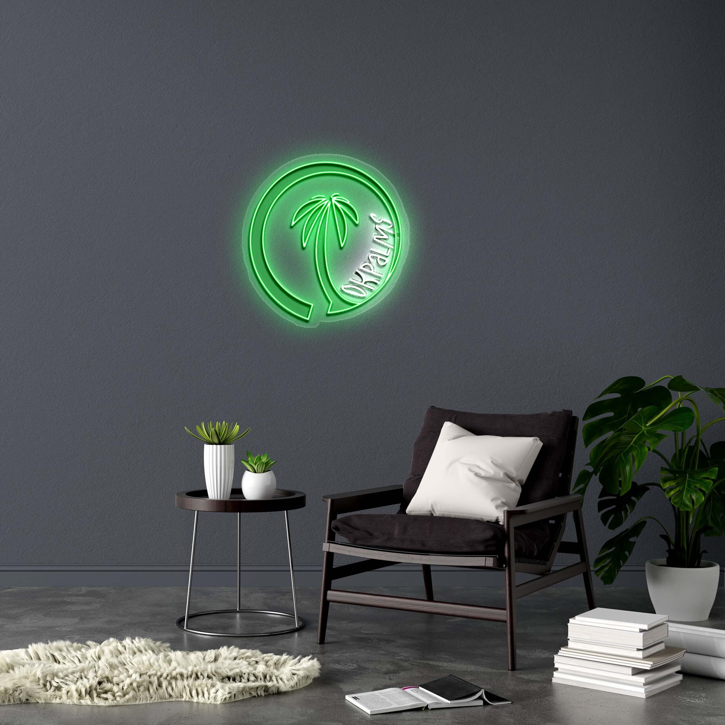 OKPalms - Premium Neon Artwork