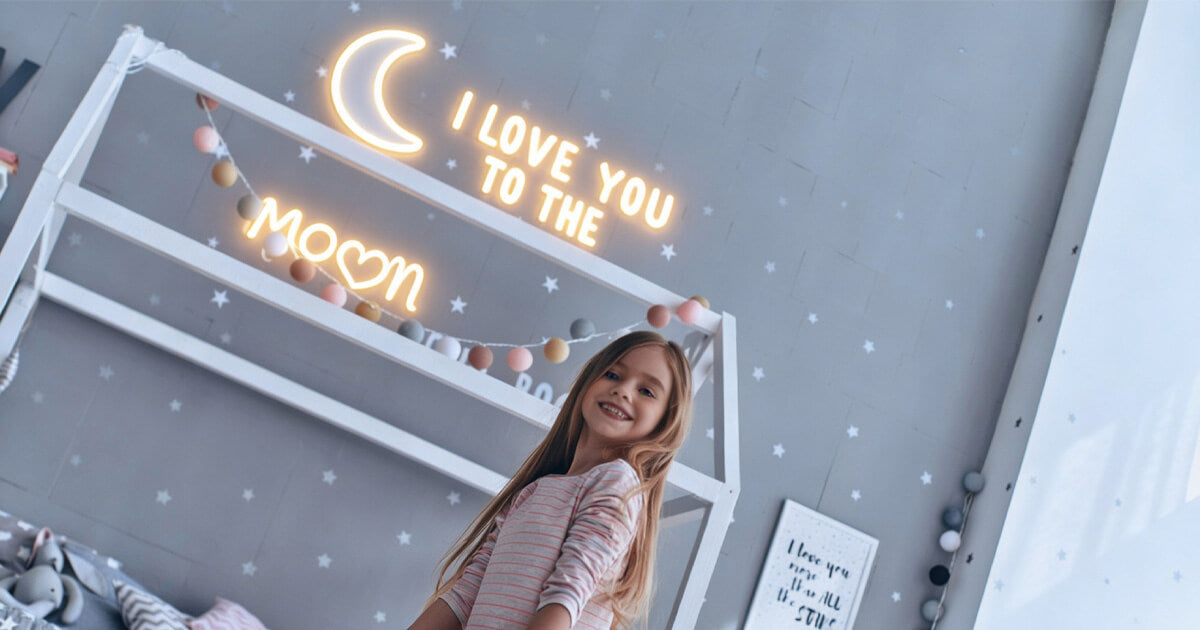 led neon signs for kids room