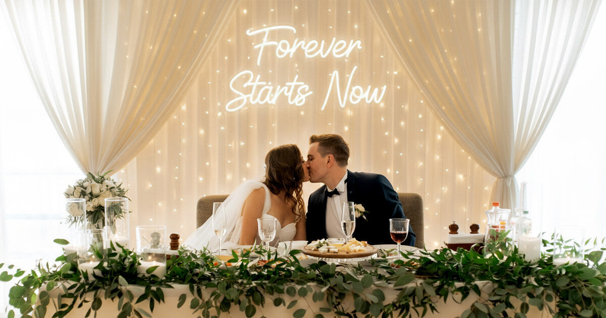 custom neon signs for wedding