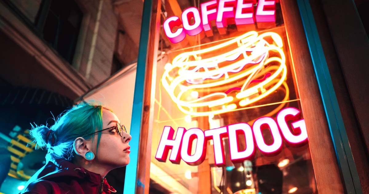 led neon sign placements