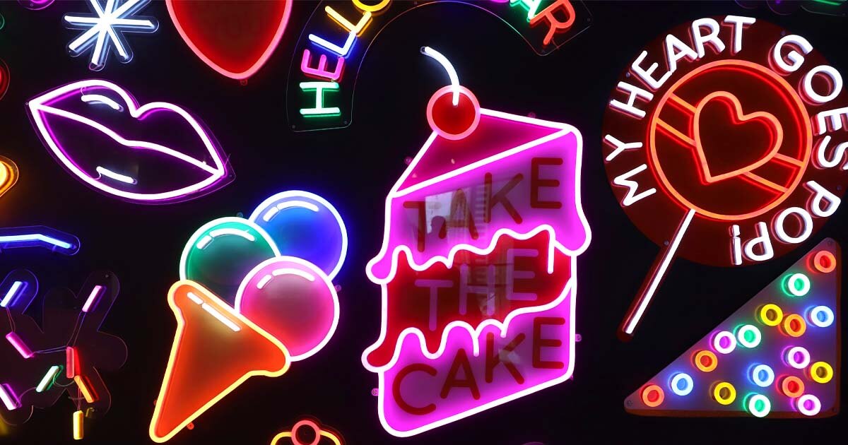 what our led neon sign made of