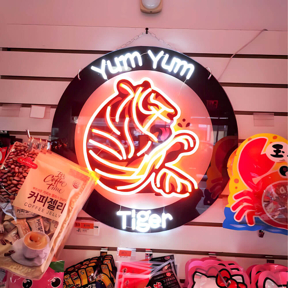 How Yum Yum Tiger Illuminated Their Asian Market with Custom Neon Sign