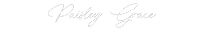 Custom Neon: Paisley Grace