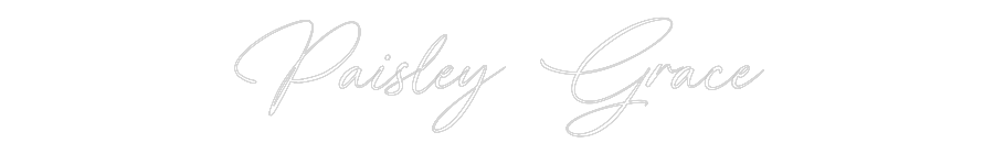 Custom Neon: Paisley Grace
