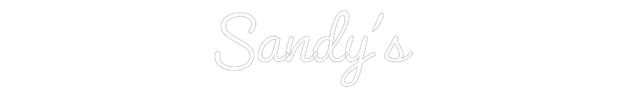 Custom Neon: Sandy's