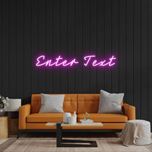 Custom Neon: Enter Text