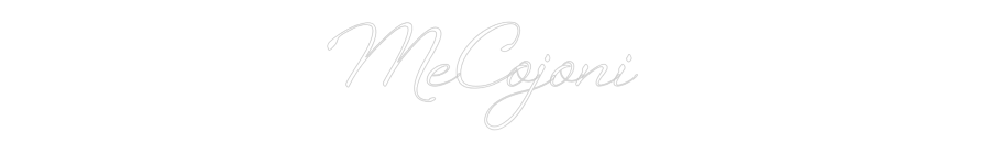 Custom Neon: MeCojoni