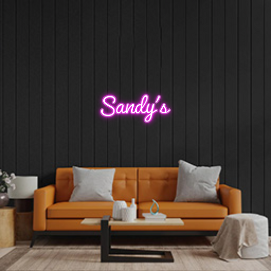 Custom Neon: Sandy's