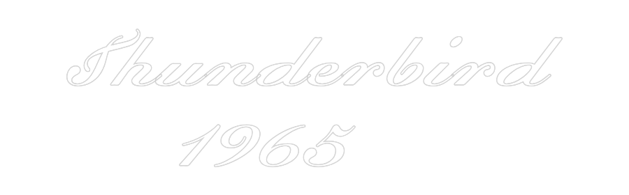 Custom Neon: Thunderbird
...