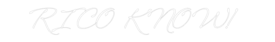Custom Neon: RICO KNOW!