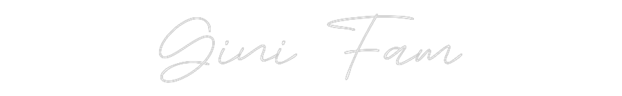 Custom Neon: Gini Fam