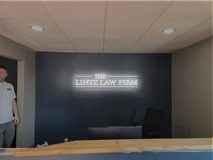 THE LINTZ LAW FIRM - Premium Neon Artwork