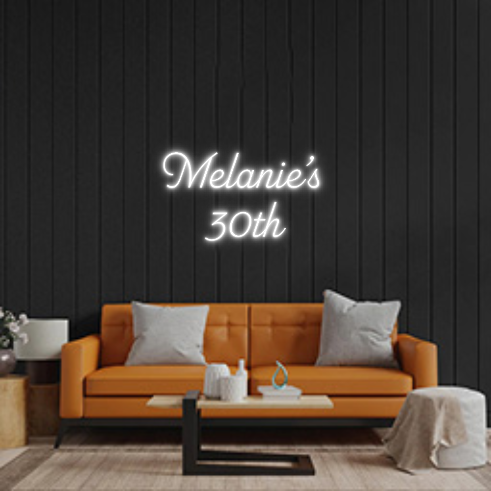 Custom Neon: Melanie’s 
3...