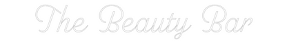 Custom Neon: The Beauty Bar