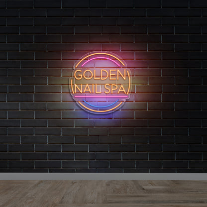 GOLDEN NAIL SPA - Premium Neon Artwork