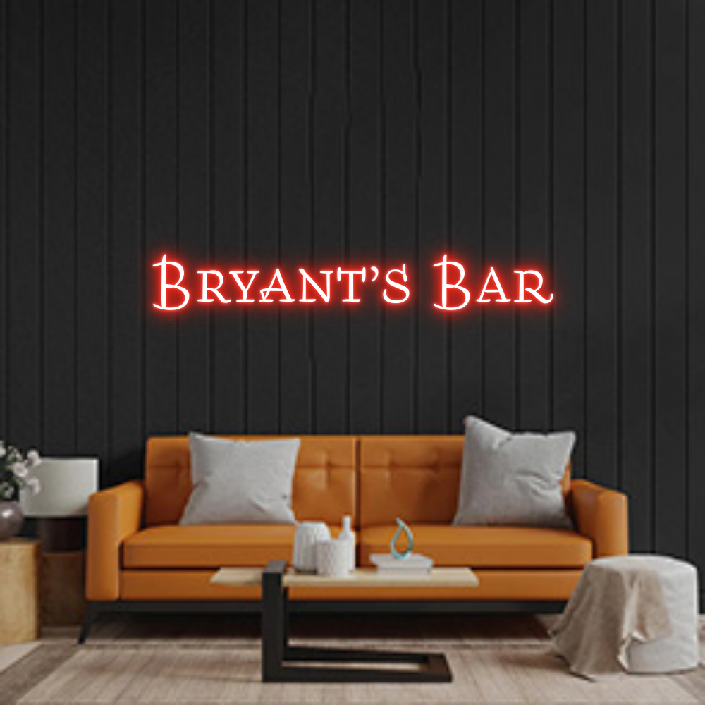 Custom Neon: Bryant’s Bar