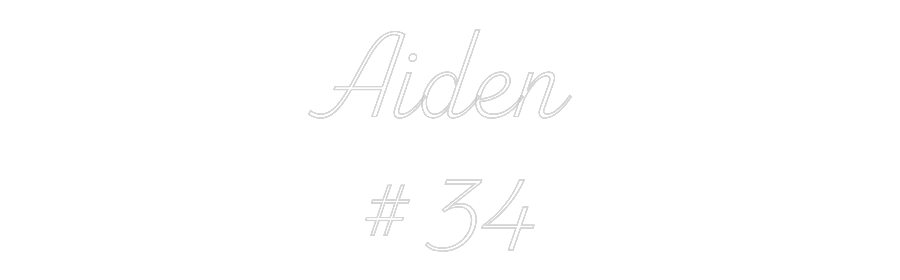 Custom Neon: Aiden 
# 34