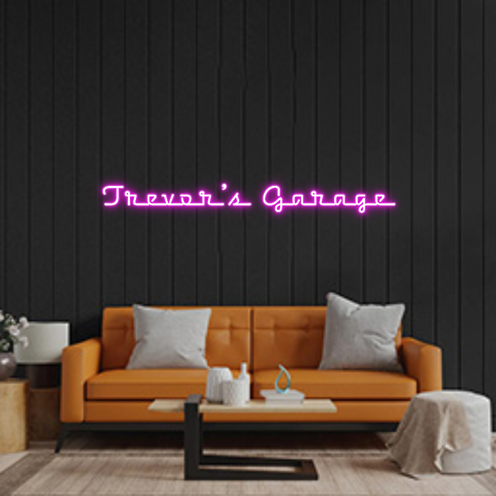 Custom Neon: Trevor’s Garage