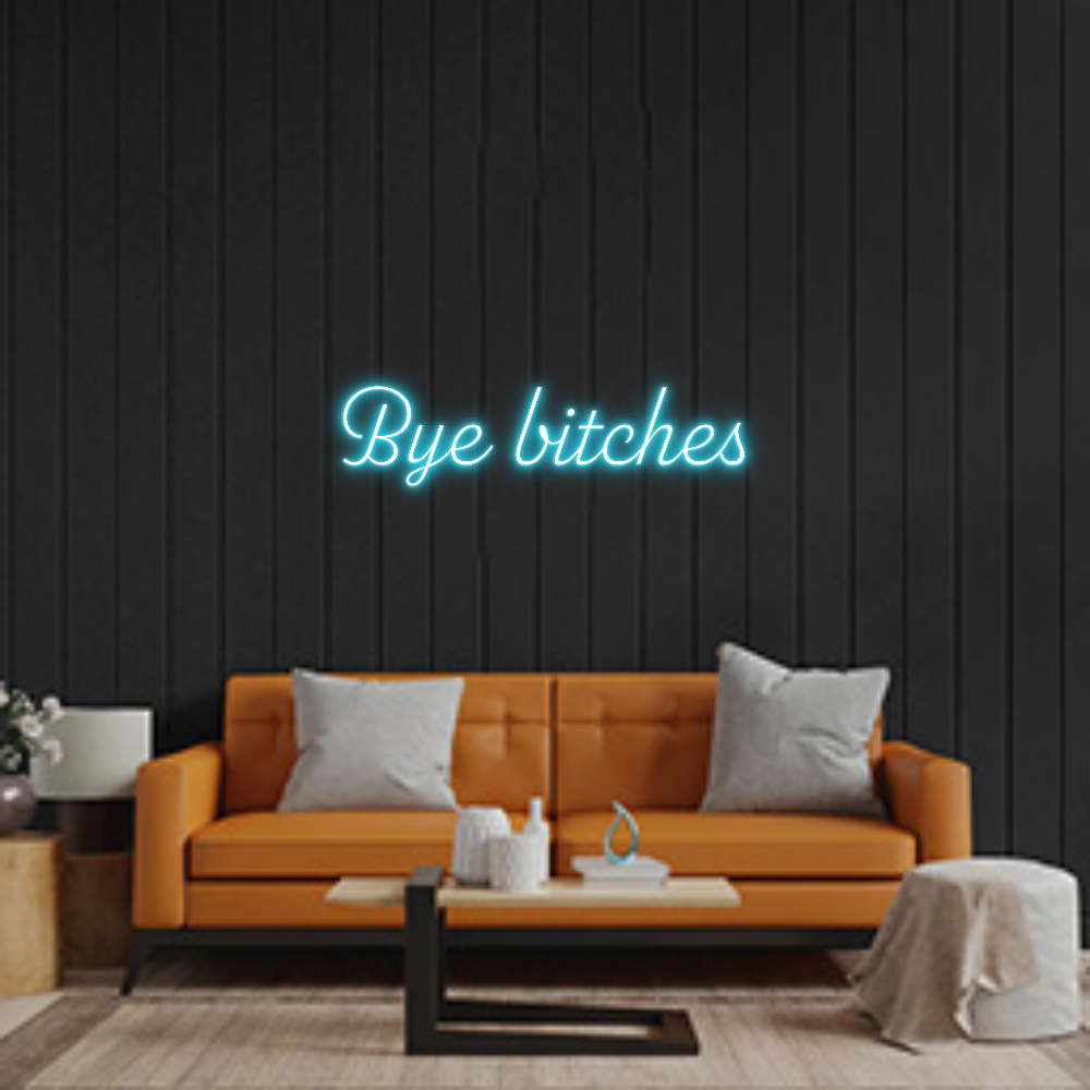 Custom Neon:  Bye bitches