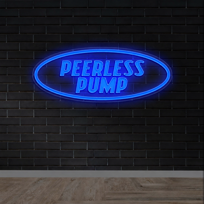 PEERLESS PUMP - Premium Neon Artwork