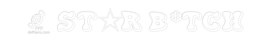 Custom Neon: 5 ST☆R B*TCH