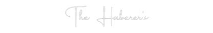 Custom Neon: The Haberer’s