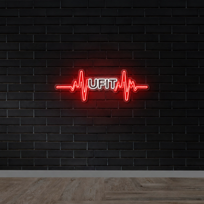UFIT Heartbeat - Premium Neon Artwork