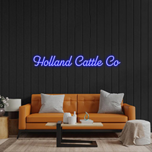 Custom Neon: Holland Cattl...