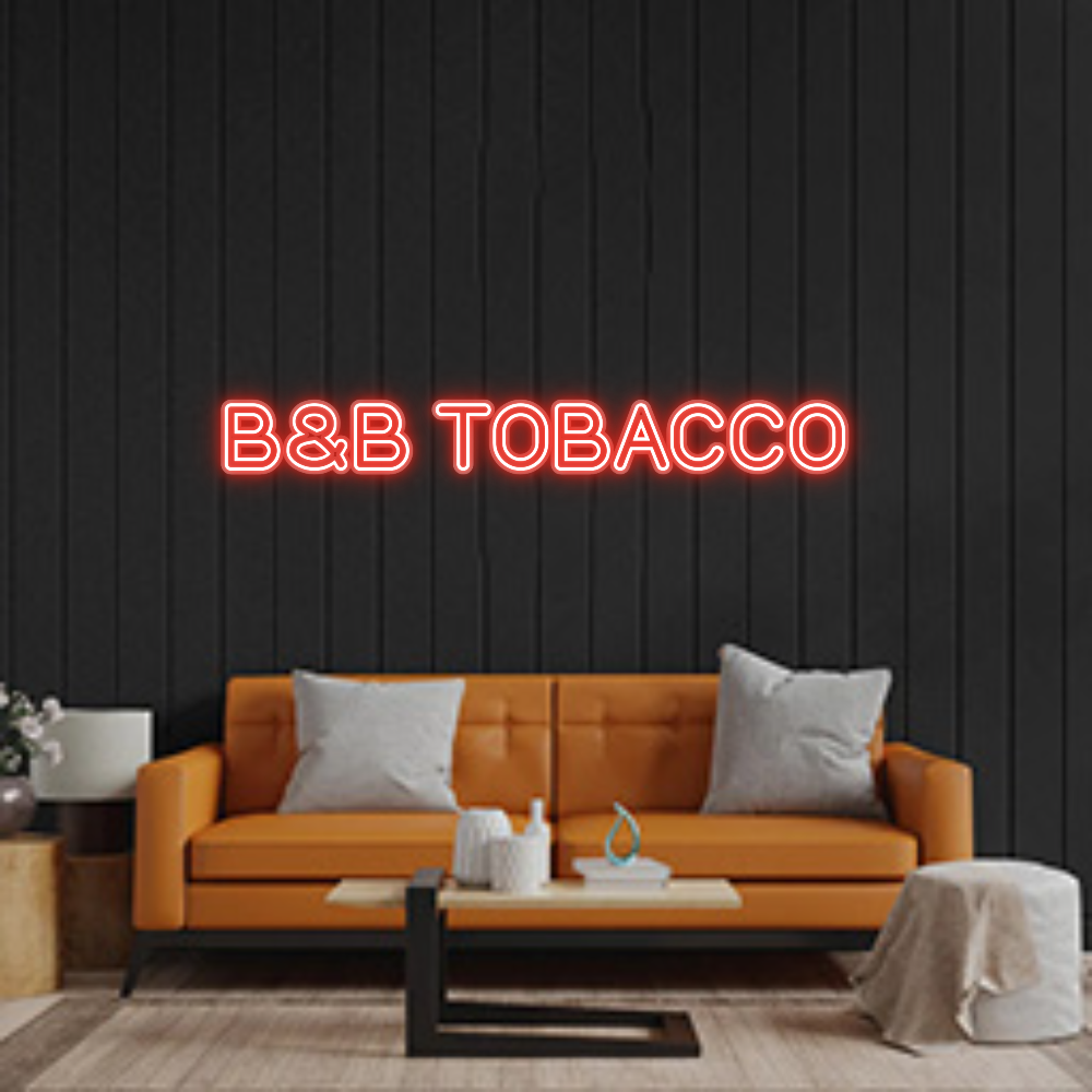 Custom Neon: B&B TOBACCO