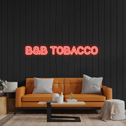 Custom Neon: B&B TOBACCO