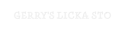 Custom Neon: GERRY'S LICKA...