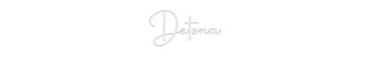 Custom Neon: Detona