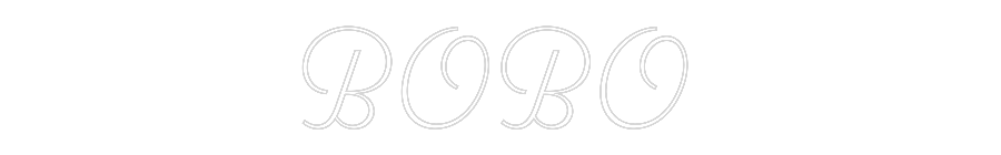 Custom Neon: BOBO