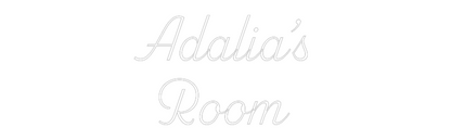 Custom Neon: Adalia’s
Room