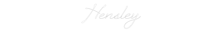 Custom Neon: Hensley