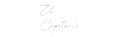 Custom Neon: El
Capitán’s