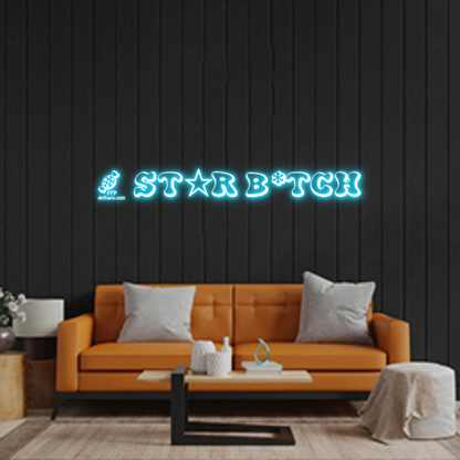 Custom Neon: 5 ST☆R B*TCH
