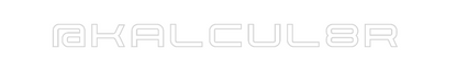 Custom Neon: @kalcul8r