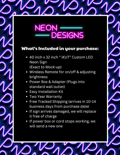 iKUT - Premium Neon Artwork