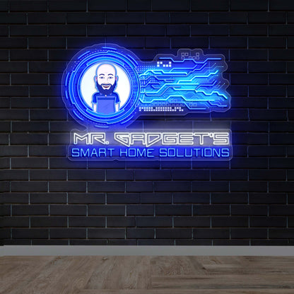 MR.GADGET'S - Premium Neon Artwork