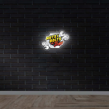Nuts & Bolts with Tone - Premium Neon Artwork