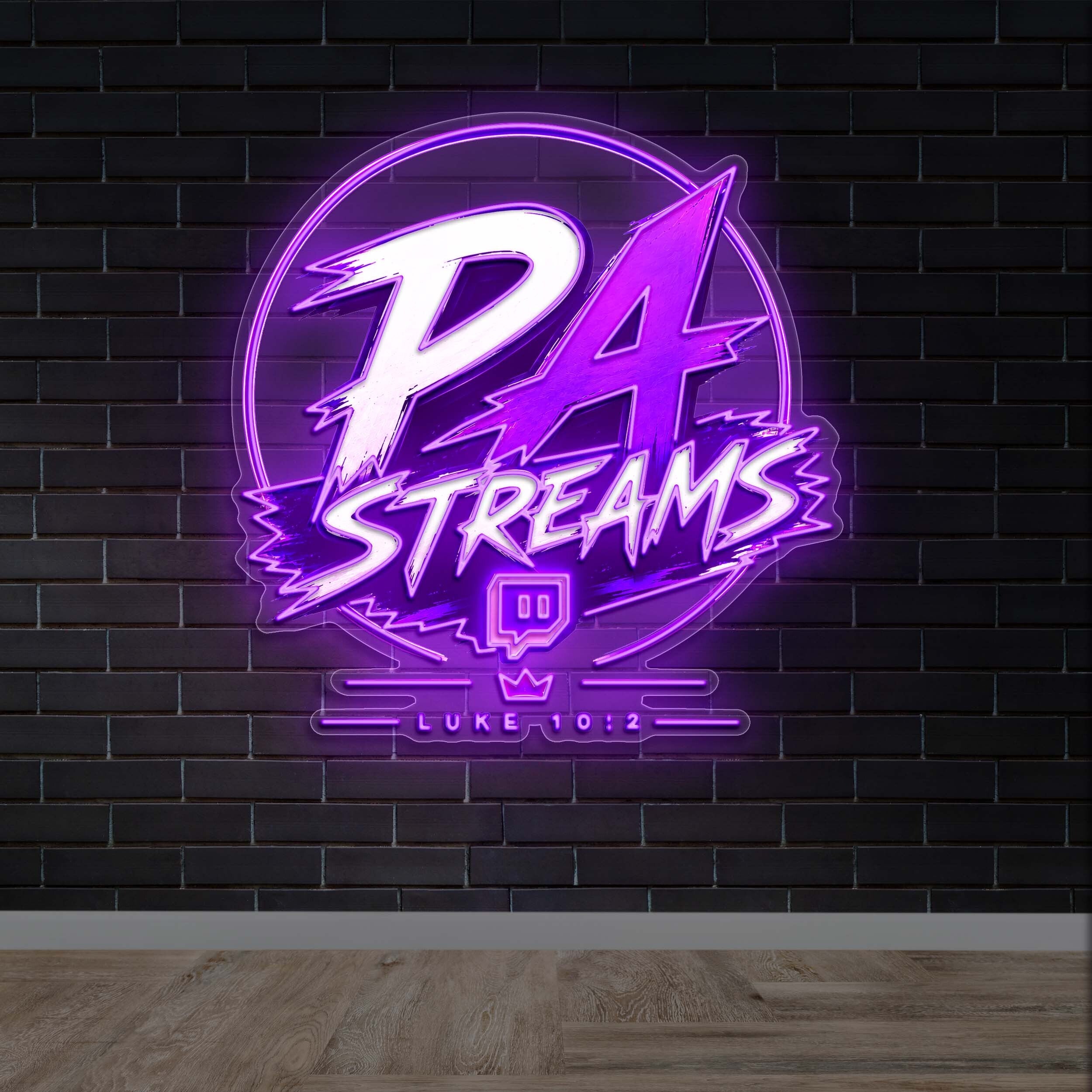 PA STREAMS - Premium Neon Artwork
