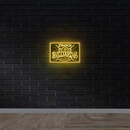 D. Ranch Billiards & Lounge - Premium Neon Artwork