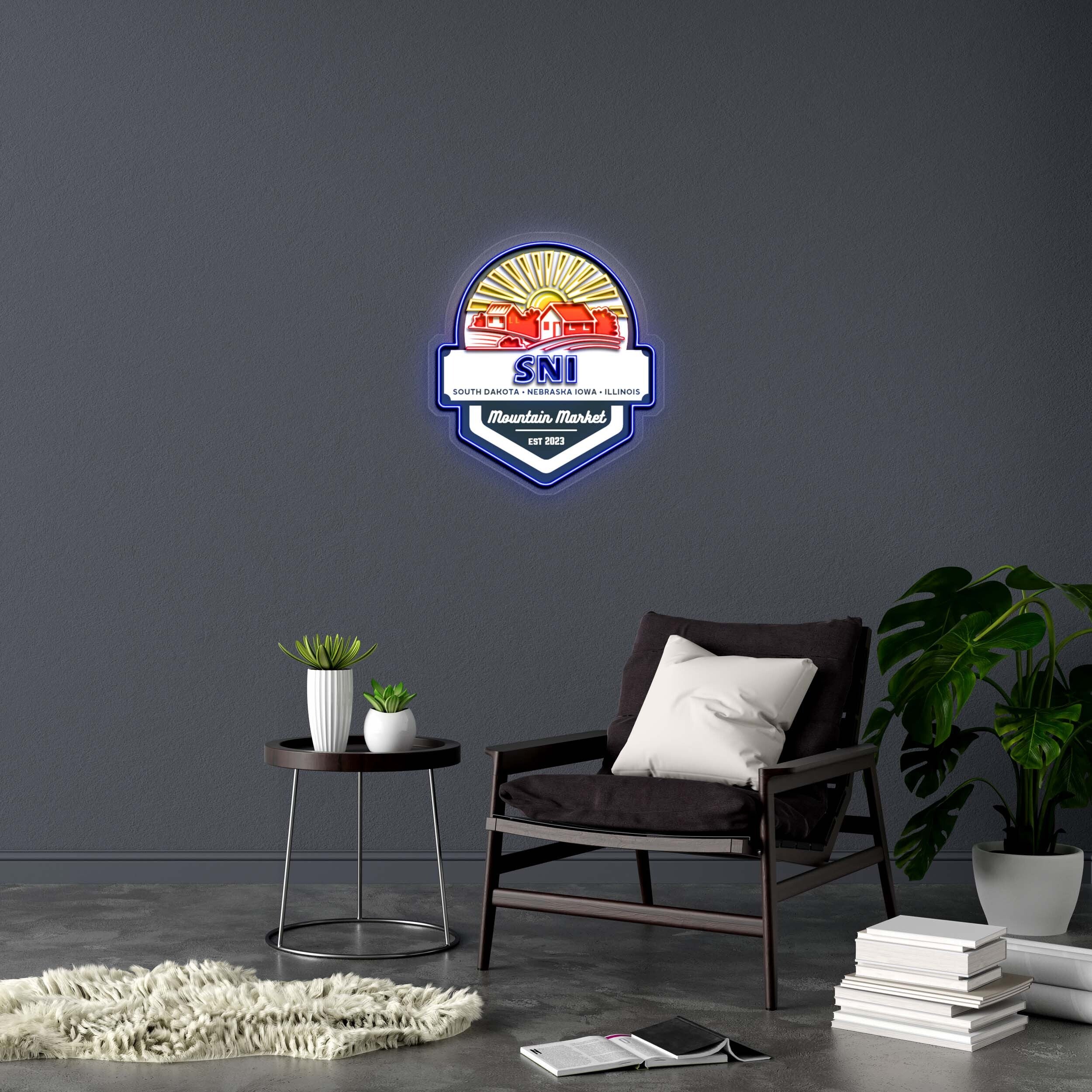 SNI - Premium Neon Artwork