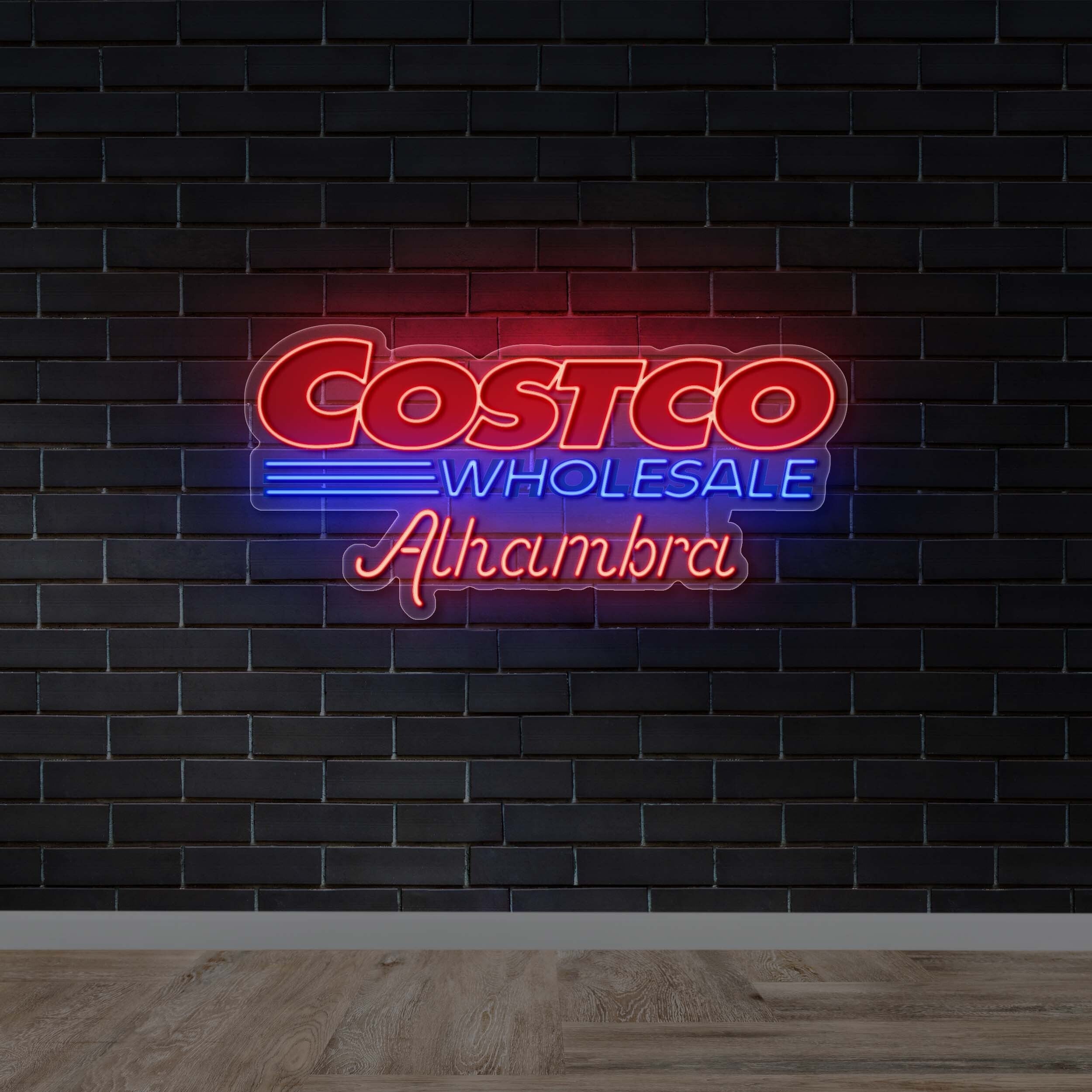 Costco Wholesale Alhambra - Premium Neon Artwork