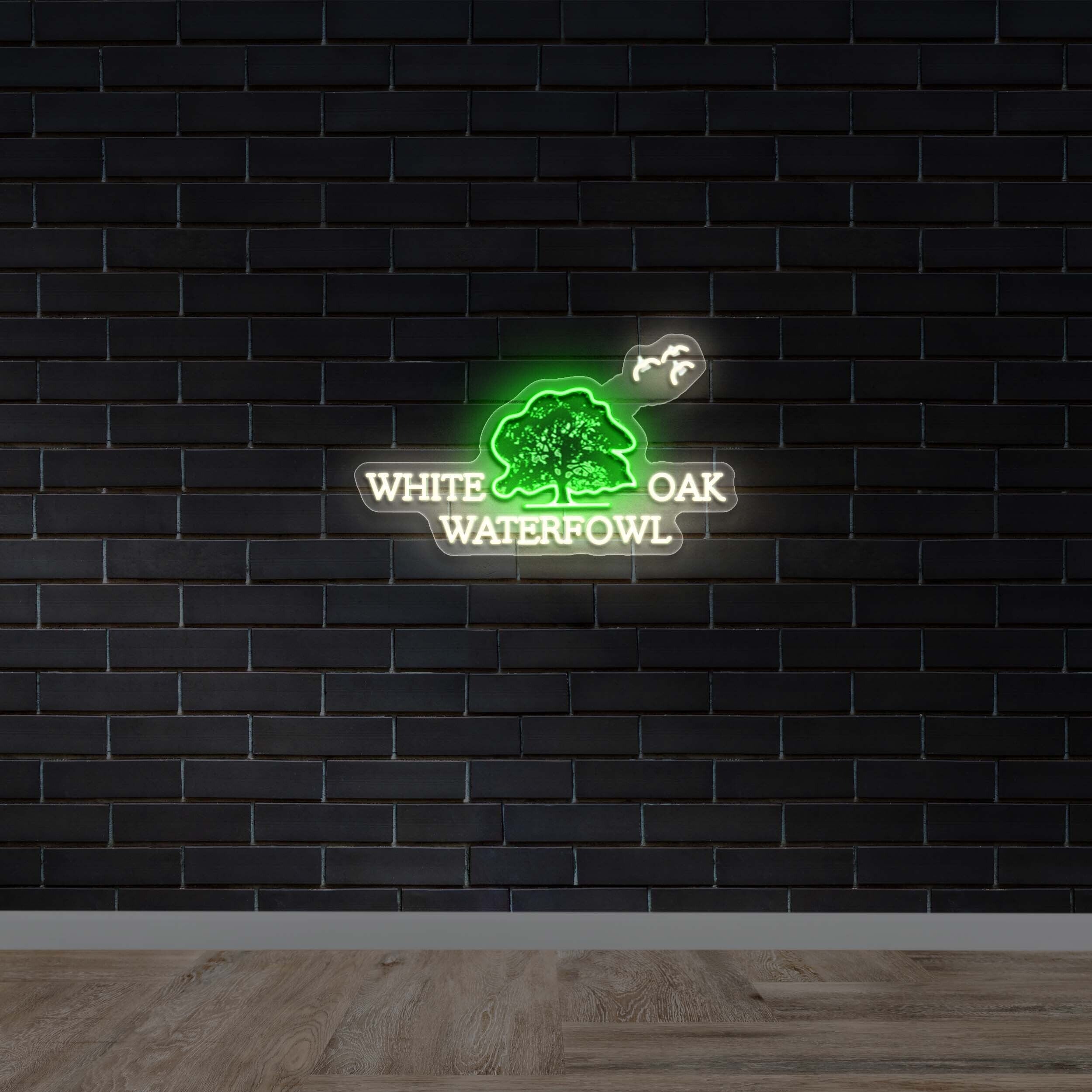 White Oak Waterfowl – Premium Neon Artwork