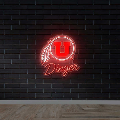 Dinger - Premium Neon Artwork