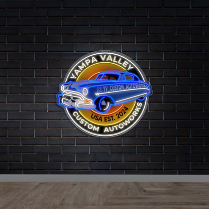Yampa Valley Custom Autoworks - Premium Neon Artwork