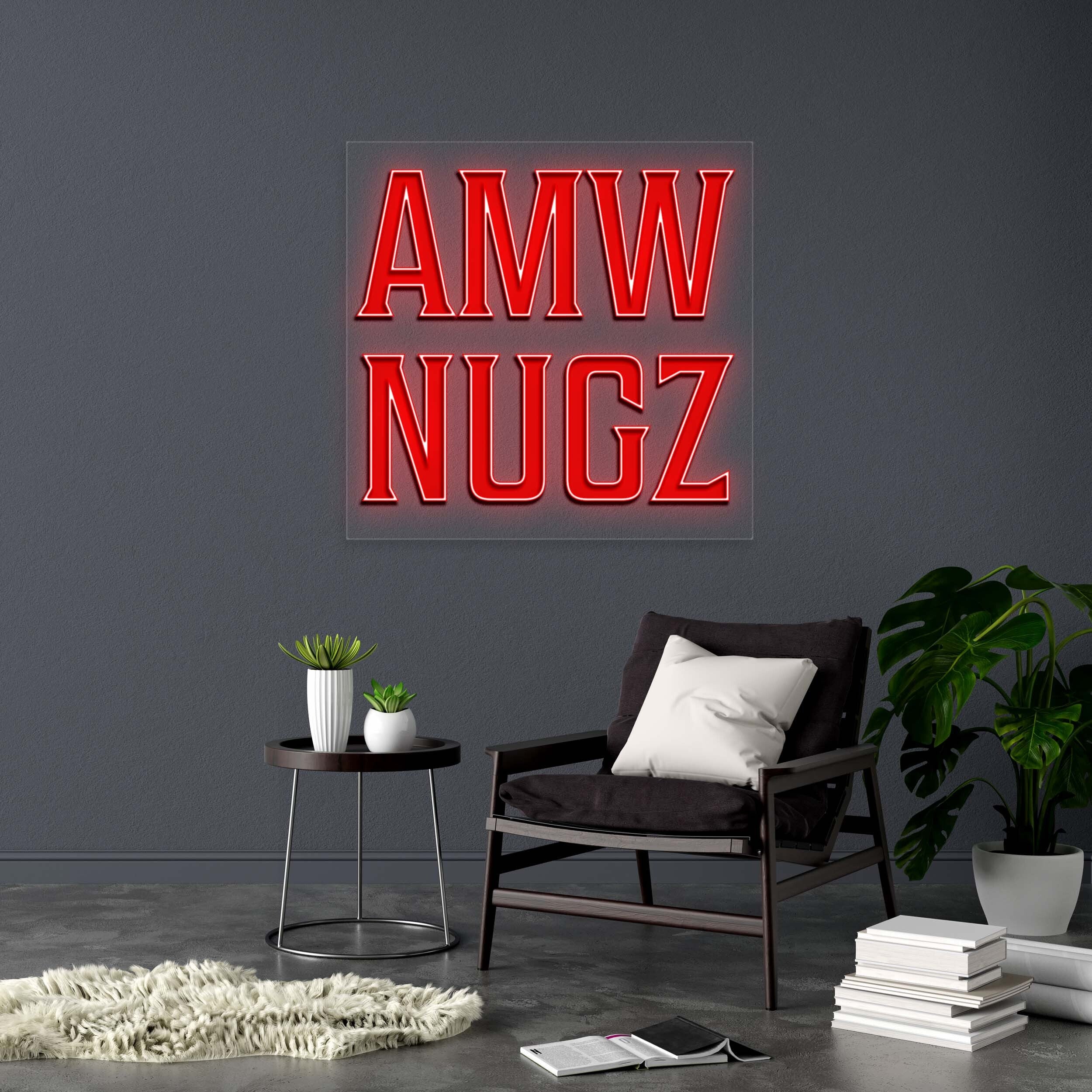 AMW NUGZ - Premium Neon Artwork